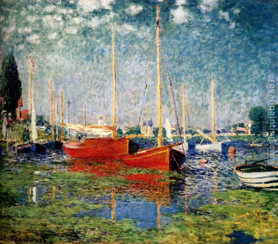 Claude Oscar Monet : The Red Boats, Argenteuil